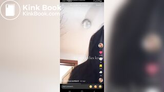 TT girl shitting in trash can