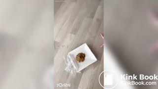 Creamy pile on a plate