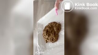 Creamy pile on a plate