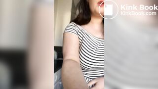 Sexy Hot British White Girl Blue Panty Poop