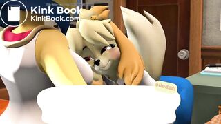 isabelle (animal crossing) diaper mess animation