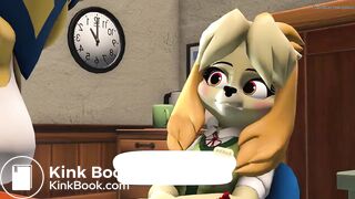 isabelle (animal crossing) diaper mess animation