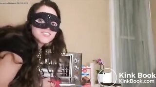 Hot girl making shit muffins