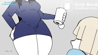 Office lady Poop Desperation