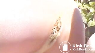 Vintage pantyhose poop and scat session