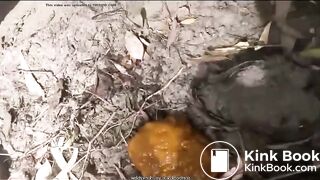 Fatty diarrhea outdoor..