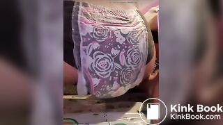 English Girl Messes Diaper