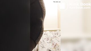 Sexy Hot Chubby Black Girl Huge Leopard Panty Poop