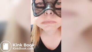 Scat girl in public toilet..