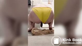 TDH big panty shit on the floor