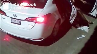 Latin Woman Shit in the street