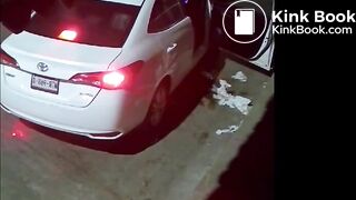 Latin Woman Shit in the street