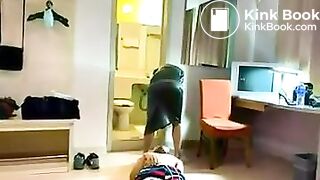 Chinese woman - scat, slapping, feet