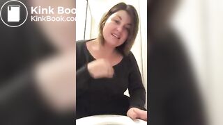 Milf pooping on toilet - video 3