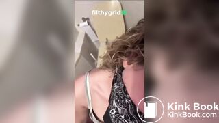 Italian blonde teen farts and poops a lot on toilet