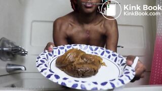 Black Woman Shit on Plate