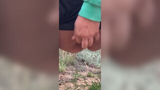 An outdoor shit..