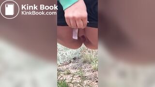 An outdoor shit..