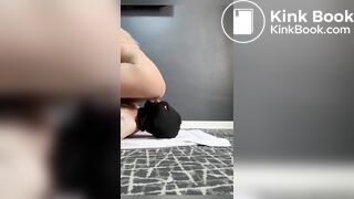 Blond with amazing body has a slave