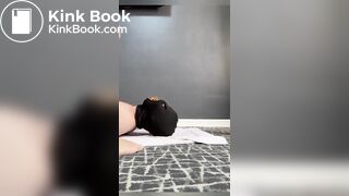 Blond with amazing body has a slave