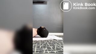 Blond with amazing body has a slave