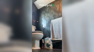 Wetting and pooping on the floor..