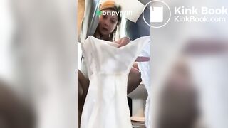 Wetting and pooping on the floor..