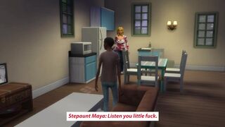Stepaunt and Nephew Shit Slave (Sims 4 Edit)