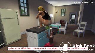 Stepaunt and Nephew Shit Slave (Sims 4 Edit)