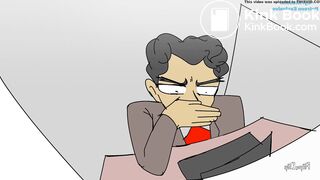 Boss can't take it anymore and shits himself