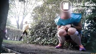 Girl poops at running competition..