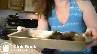 Brownies with a big log