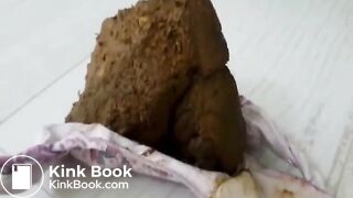 Retro Sexy Blonde White Girl Pointy Pink Panty Poop