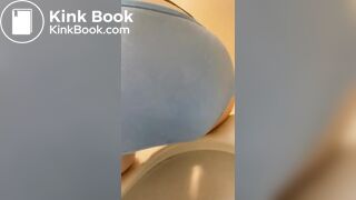 Sexy Young White Girl Sky Blue Panty Poop