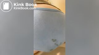 Sexy Young White Girl Sky Blue Panty Poop