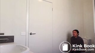 Fake toilet couple prank