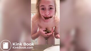 Cam girl eat shit - video 2