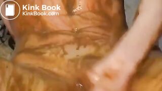 Vintage scat brunette