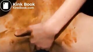 Vintage scat brunette