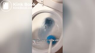 Girls pooping on toilet - video 33