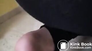 Sick girl upset tummy diaper mess..