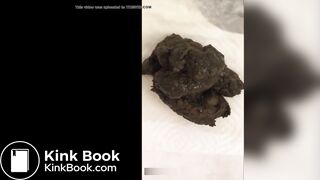 SSQ taking a pile of shit with messy bum