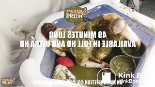 Pool of Desire - panty pooping and cowshit sex