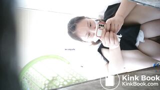 spy camera asian girl pee and shit.video_905