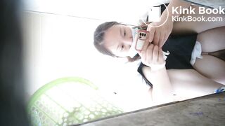 spy camera asian girl pee and shit.video_905