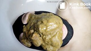 FECAL MATTER HUMAN FACE TOILET