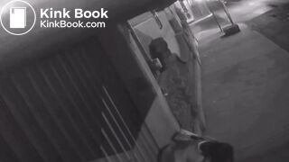 Cctv Girl pooping on the street