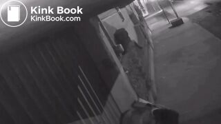 Cctv Girl pooping on the street