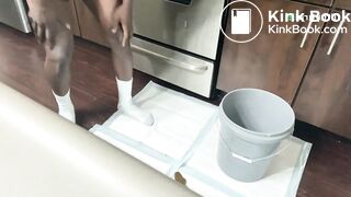 Slave tries scat in mouth