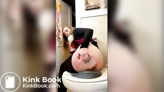 Girl lets us watch her go pooping